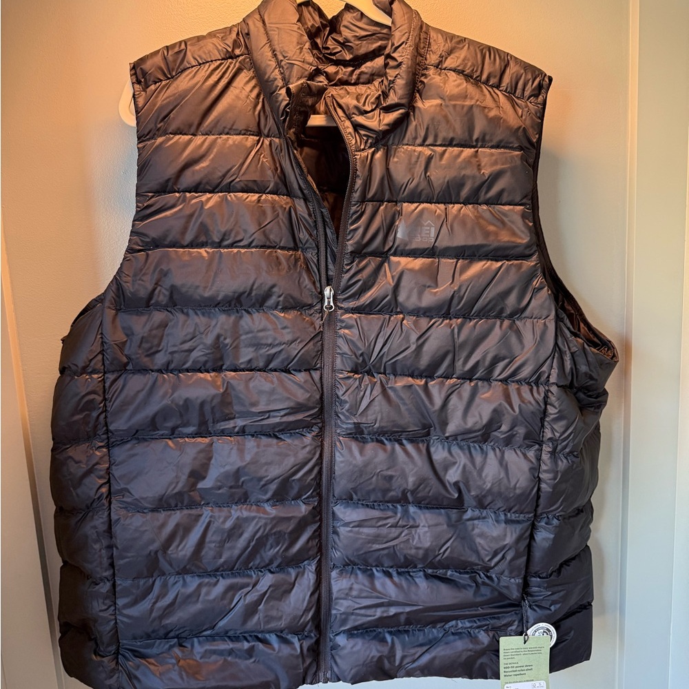 REI Black Quilted Puffer Vest with Insulation